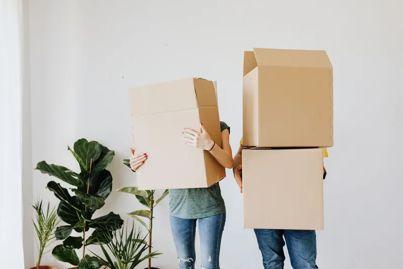 Cajas de cartón para mudanza con asas