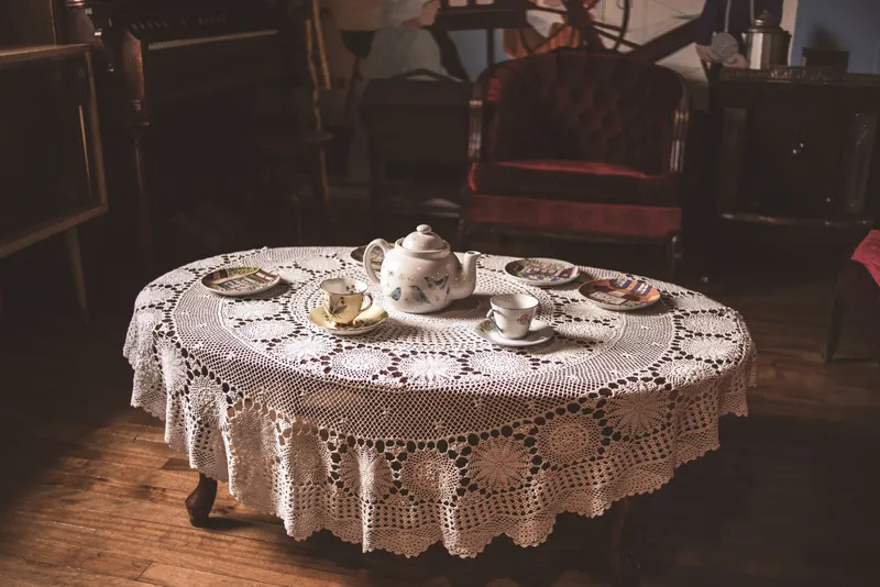 juego de té de porcelana